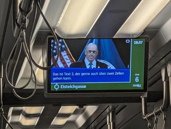 Filmbeitrag mit einem offensichtlichen Dummytext darunter.