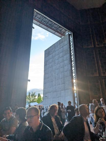 huge door