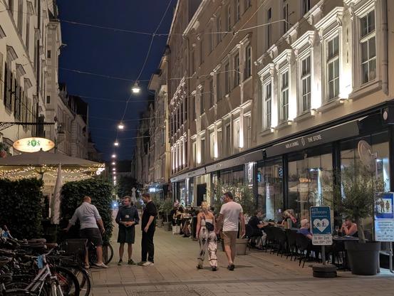 View into Schmidgasse at dawn
