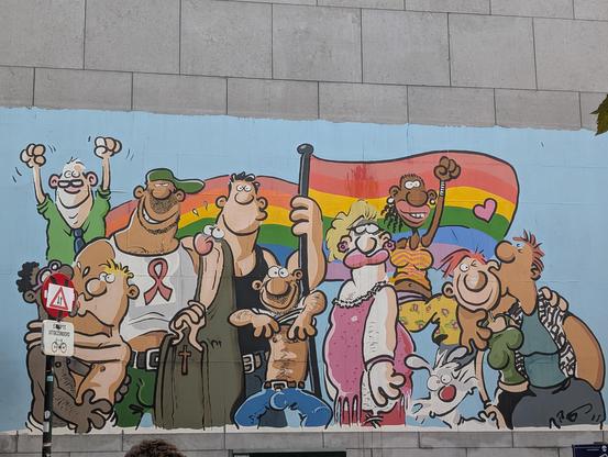 queer street art from a German artist